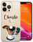 TULLUN Personalised Name and Photo Pets Phone Case – Custom TPU Clear Case for iPhone 14 Pro Max