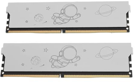 DDR4-Speicherkit mit Höchster Geschwindigkeit, Hoher Dichte, Stabiler Leistung, Metallgehäuse, Funktioniert mit Desktop-Computern, Unterstützt die Wichtigsten (DDR4 3200 MHz 16