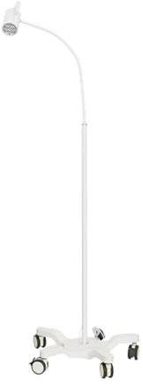 Medizinische Untersuchungslampe mit Bodenständer, Chirurgische Untersuchungslampe, Zahnarzt-OP-Lampe, Mobile medizinische Untersuchungslampe, Dimmbar, Schwanenhals-Untersuchungslampe