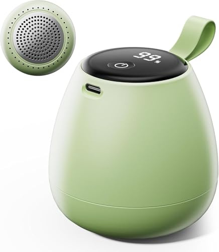 Bobble Remover for Clothes, Electric Lint Removers for Clothes with Digital Battery Display, Clothes Debobbler & Electric Fabric Shaver for Clothes, De Bobbler for Clothes 3 Speeds, Type-C Charging