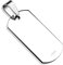 Bungsa Unisex Anhänger kleines Dog Tag Silber aus 316L Edelstahl