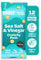 BRAVE Roasted Peas: Salt & Vinegar - Healthy Snack, High Protein, Low Calorie (12 x 35g Packs)