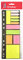 Kathay 86007599 Notizzettel-Set in verschiedenen Farben, Formen und Größen mit Halterung zum Einsetzen in Ihre Ringbuchmappe