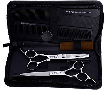 Professionelle Linkshänder-Friseurschere, japanischer Edelstahl, (6,0 Zoll), Friseur-Friseurschere, Schneideschere, Effilierschere, professionelle Haarschere
