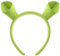 Pumnao Shrek Stirnband mit Ohren, Alien-Haarreif, Niedlicher Dekorativer Kopfschmuck für Halloween, Partys, Geburtstage, Cosplay und Lustige Frisuren (Grünes Schrek-Ohr)