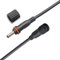Liwinting Cavo di Prolunga CC Impermeabile 3,5 x 1,35 mm Cavo di Collegamento per Luci Esterne per Luci Solari da Giardino 1m, Nero