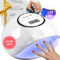 Lampe UV Ongles Gel, 48W, 24 LED, lampe uv, Lampe UV Vernis Semi Permanent, Lampe Led Ongle, Lampe UV LED ongles, Machine uv led pour Ongles, lampe uv gel, Gel UV, lampe uv ongles gel professionel