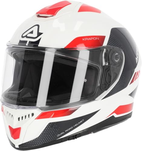 Acerbis Krapon 2024 Helm, weiß/rot, L (59/60)