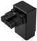 Kolink Core Pro 12V-2x6 16-Pin 90-Grad-Adapter, 12VHPWR rückwärtskompatibel, Typ 2 – Sense Pins unten, Metallgehäuse, 40mm x 22,5mm x 33mm, Schwarz