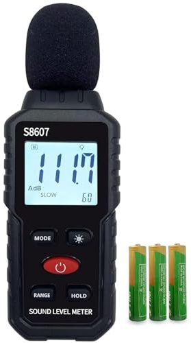 Digital Sound Level Meter,Sound Meter for Classroom Home Street,30-130dBA dB Meter to Measure Noise,Noise Decibel Reader,Audio Sound Tester,Sound Test equipmetent,Sound Measurement Device (30-130dBA)