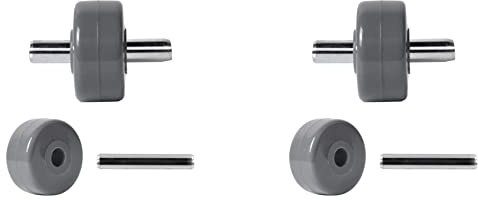 rieder 2 Paio di Ruote di Ricambio per Aspirapolvere Adatto per Modelli NV350 NV351 NV355 NV356E NV500 NV501