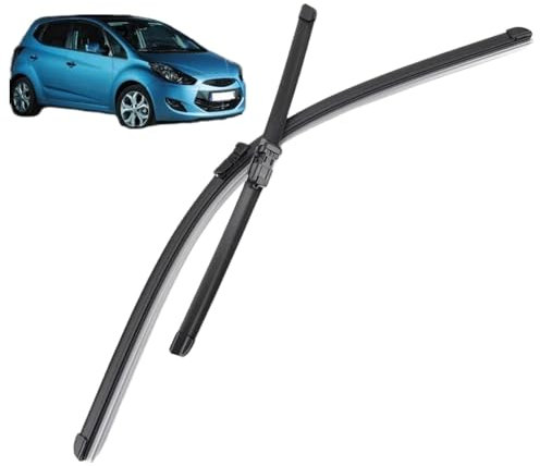 Scheibenwischer Ersatz Gummi für Hyundai IX20 2010-2020 26+14, Windschutzscheibe Vordere Wischerblätter Windschutzscheibe Frontscheibe Zubehör