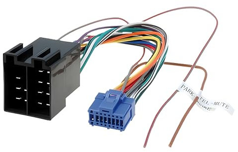 sound-way Adaptador Enchufe Conector anés Cable de Radio ISO esteéreo para Coche Compatible con Auto Radio Pioneer AVH 16 Pin 20 x 10 mm