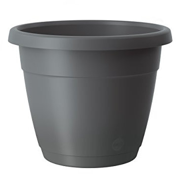 Emsa Blumenkübel für den Innen- und Außenbereich, 300 mm, Granit, City, 517603