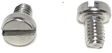 M4-.70 x 6 Stainless Steel Slotted Cheese Head Machine Screw DIN84 A2 M4x6 (50 Pieces)