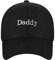 Agshcqi Verstellbare Baseballkappe Daddy Hut Kopfschmuck Papa Mütze Sonnenhut Hip-Hop Flat Snapback - Schwarz - Einstellbar