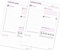To Do Listen Block A5, 50 Blatt Tagesplaner ohne Datum - inkl. Zeitplan, Prios und Habit-Tracker, ToDo Planer für mehr Organisation und Motivation, Daily Planner, Notizblock tägliche Aufgaben (2xRosa)