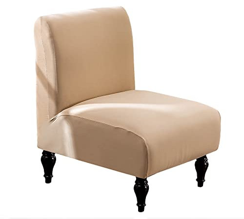 LEONEBEBE Stuhlbezug ohne Armlehnen – Elastischer Jacquard-Stoff, rutschfest, Waschbar – Universeller Sesselüberzug für Wohnzimmer, Hotel