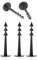 GardenPlast® GardenPeg 125mm Erdanker Bodenanker Erdnägel für Gartenvlies Unkrautvlies Unkrautfolie Maulwurfnetz EXTRA STARK (100)