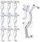 Wresetly Valance Clips Clear Plastic Retainer Holder Clip for Window Blind Valance,Horizontal Faux & Wood Blinds Parts