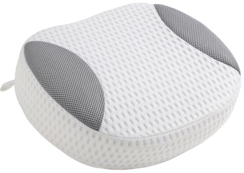 Hot Tub Booster Seat for Adults, 4D Air Mesh Hot Tub Cushion with Strong Non-Slip Suction Cups, Ergonomic Hot Tub Seats, Quick Dry Hot Tub Accessories for Adults Indoor Outdoor, No Zipper Design
