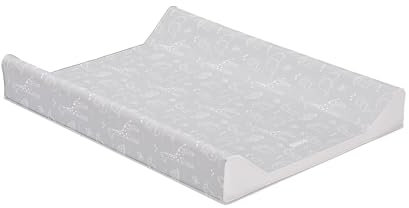 Fillikid Wickelauflage 2-Keil Exclusiv/Wickelmulde 50x65 cm/Wickelunterlage mit abwaschbarer Folienbezug/geeignet für schwedische Kommoden/weiche Thermovliesfüllung/Auflage Wickeltisch