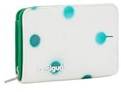 Desigual Mone_New Splatter Maya, Portefeuille à Trois Volets pour Femme, Blanc, 12