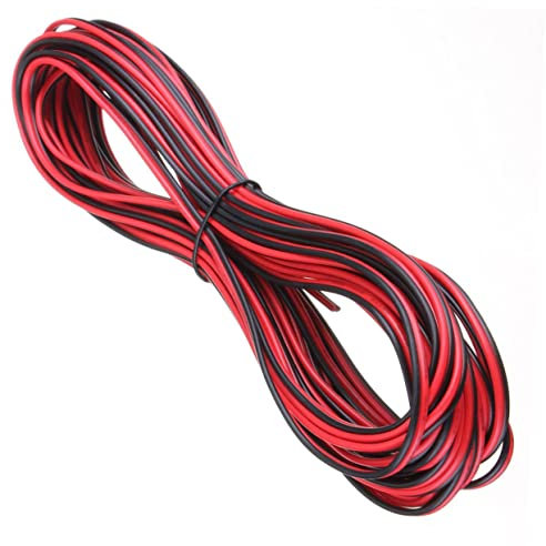 Homoyoyo 5m Led Streifen Verlängerungskabel 22awg 2-polig Geeignet Für 5050 3528 5630 Led Leuchten PVC Ummantelung Max 250v 2a