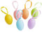VBS Eier Farbig sortiert Farbig 3,6x6cm aus Kunststoff Frühling Ostern