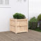 Iiaky Jardinière 50x50x50 cm Bois de pin Massif,Jardiniere sur Pieds,Bac avec Treillis,Jardiniere Terrasse