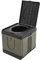 Brride Campingtoilette Faltbar max 150 kg Großformat Mobile Toilette WC, Camping Klo Portable mit 1 Rolle Müllsack, Die Trockentoilette Camping für Camping, Wandern, Angeln, Reisen (Armeegrün)