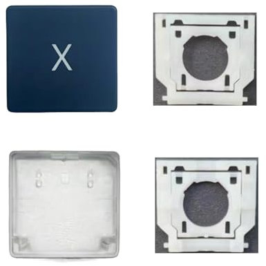 Replacement Letter X Keycap Keys and Hinges Compatible for Surface Laptop 3/4/5 13.5/15inch 1867 1868 1872 1873 1950 1951 1952 1953 Keyboard X Key Cap (Black)