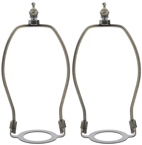 Amosfun 2 StüCk Lampenschirmhalter Aus Legierung FüR E27 Lampenfassung Stabile Montagehalterung FüR Steh- Und Tischlampen Einfache Installation FüR Zuhause Und Gastronomie