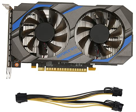 Tarjeta gráfica 1050 Ti Tarjeta gráfica para juegos con interfaz PCI Express 3 0x16 de 4 GB GDDR5 de 128 bits con 2 ventiladores ultra silenciosos para 3D CAD CAM y edición de
