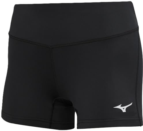 Mizuno Damen Mizuno 440656 9090 02 XXS Victory Volleyball Shorts 8 9 cm Schrittl nge, Schwarz, XXS EU