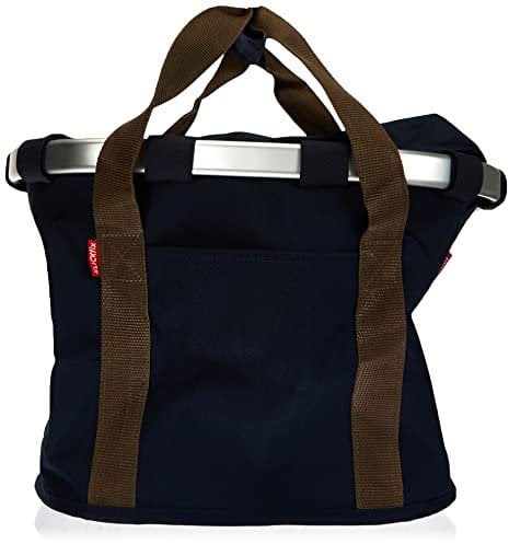KLICKFix Unisex-Adult Bikebasket Fahrradkorb, Dark Blue, 35 x 28 x 26 cm, 15 L