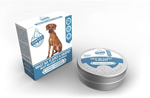 Pfotenbalsam Hund - Pfotenschutz und Regeneration bei jedem Wetter - Pfotenschutz Hunde - Bildet eine Schutzschicht mit Sheabutter, Bienenwachs, Avocado-, Argan- und Kokosöl und Kräutern 50 ml