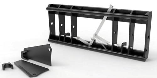 Joma-Tech Adapter von Radlader auf Euroaufnahme, Schnellwechsler Hauer (60x30mm) mechanische Verriegelung