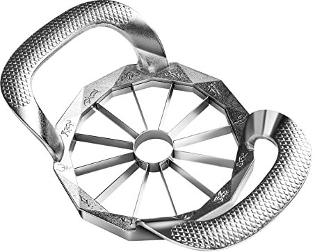 Apple Slicer, HEAVY DUTY Apple Corer , 12-Blade Stainless Steel Apple Cutter Divider Pitter ,Sturdy and Sharp