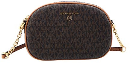 Michael Kors Jet Set Charm Small Logo Crossbody Bag, Braun/Eichel, S, Umhängetasche