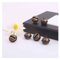 SHTGOI 50 Stück Kleine Glöckchen 21.5mm Bunt Glocke Schellen zum Basteln Metallglöckchen Weihnachtsglocke Bastelglocken Schlittenglocken für Handwerk Haustier Glocken Festival Anhänger Deko Bronze