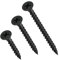 FOMGIIN Vis Placo à Fixation Rapide M3.5 x 30 mm, 50 Pièces Vis Noires Pour Cloisons Sèches, Vis Phosphatées Pour Plaque de Plâtre Sur Profilé en Acier Pour Cloisons Sèches, Tête en Trompette