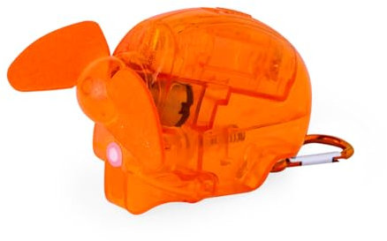 Begoon Ventilateur et Vaporisateur Portable, 35 ml, Compact et Léger (Orange)