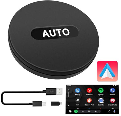 Hexinex Adattatore Android Auto Wireless Compatibile con le auto originali 2017-2025