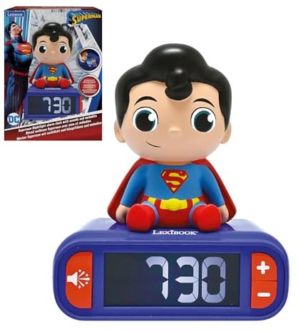 Lexibook, Superman, Nachtlicht-Wecker, RL800SU