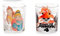 H&H bicchieri in vetro per bambini set 2 Pezzi 25 cl principessa e kung fu panda