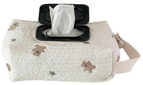 Travel Wipes Case Reusable Storage Organizer Pouch | Refillable Wipes Container for Travel Diaper Bag Stroller Shopping Walking Outdoor Bathroom Camping Car Picnic Beach Park