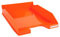 Exacompta 113288D Premium Briefablage Combo Midi DIN A4. Idealer Briefkorb für Ihre Organisation. Robuster und stapelbarer Ablagekorb mandarine glänzend
