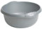 JMS we create smile Made in UK Round 36cm Large Washing Up Bowl Plastic Basin Mixing Bowl (Silver)
