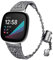 AISPORTS Kompatibel mit Fitbit Sense Armband/Fitbit Versa 3 Armband Frauen, Schlank Kristall Bling Glitzer Schmuck Diamant Ersatzband mit Metall Schnalle Ersatzarmband für Fitbit Sense/Fitbit Versa 3